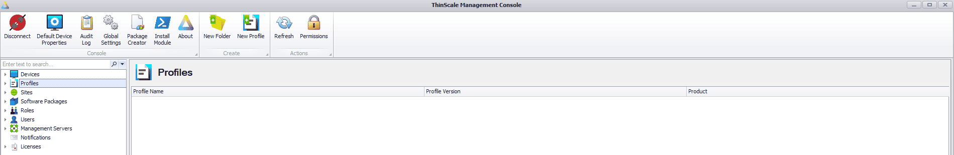 TS Mgmt Console