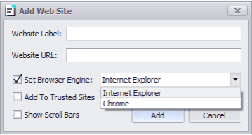 chrome option