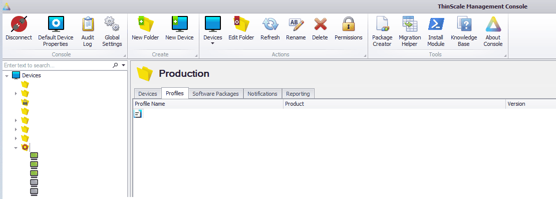 Secure Remote Worker management console