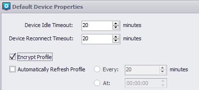 Secure Remote Worker profile encryption